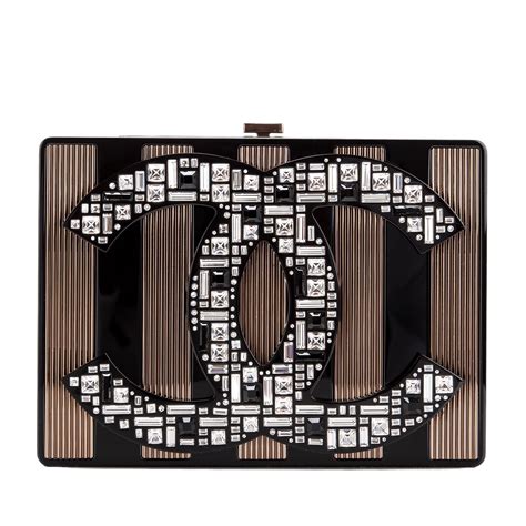 chanel cc plexiglas minaudiere|chanel's miniature minaudiere.